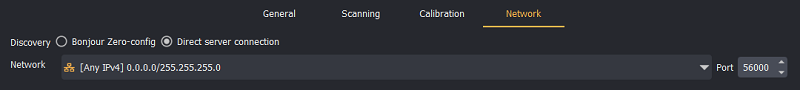 Server network settings